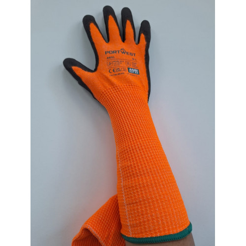 Рукавички для захисту від порізів Vis-Tex із довгими манжетами A631